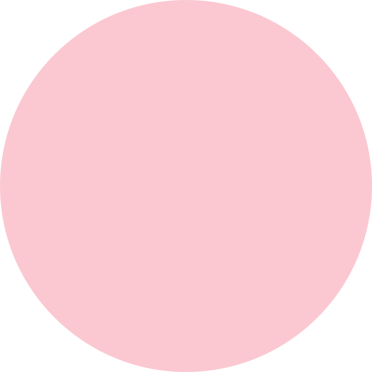 retro pink circle
